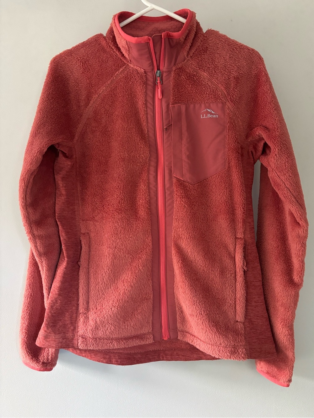 L.L.Bean Cozy Coral Fleece Full-Zip Jacket